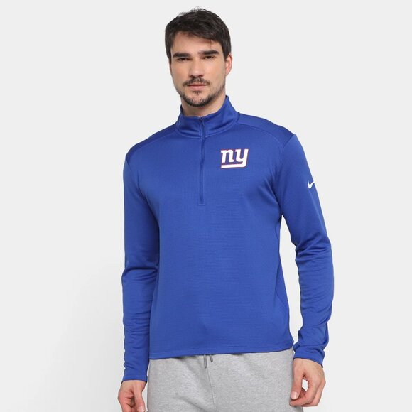 Nike New York Giants NFL men's logo pacer dri-fit 1/2 zip pullover small - Picture 5 of 6